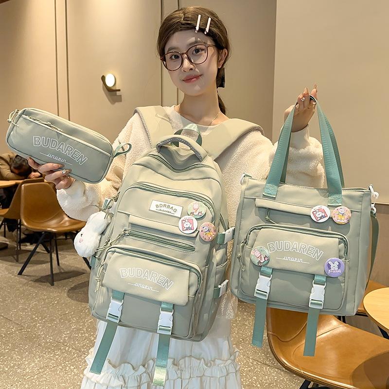 

Schoolbags Children Elementary School Girls Junior High School Students Two Piece Set of High School College Students Backpacks