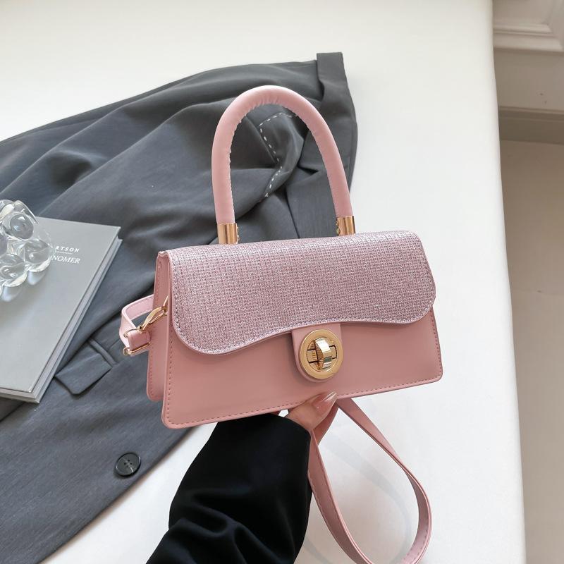 Retro handbag fashionable simple casual small square bag 2025 new shoulder messenger bag