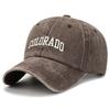 Embroidery Colorado Letter Protection Baseball Cap Breathable Women Baseball