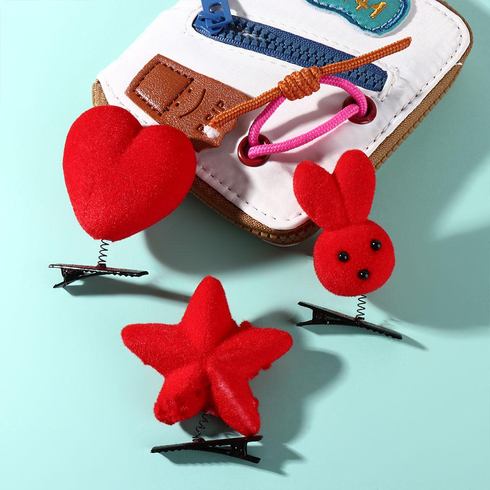 Rabbit Duck Hair Clip Star Chicken Barrettes Creative Daily