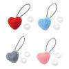 Soft No Needle Duvet Holder 4pcs Heart-Shaped Quilt Clips for Secure and Stylish Bedding