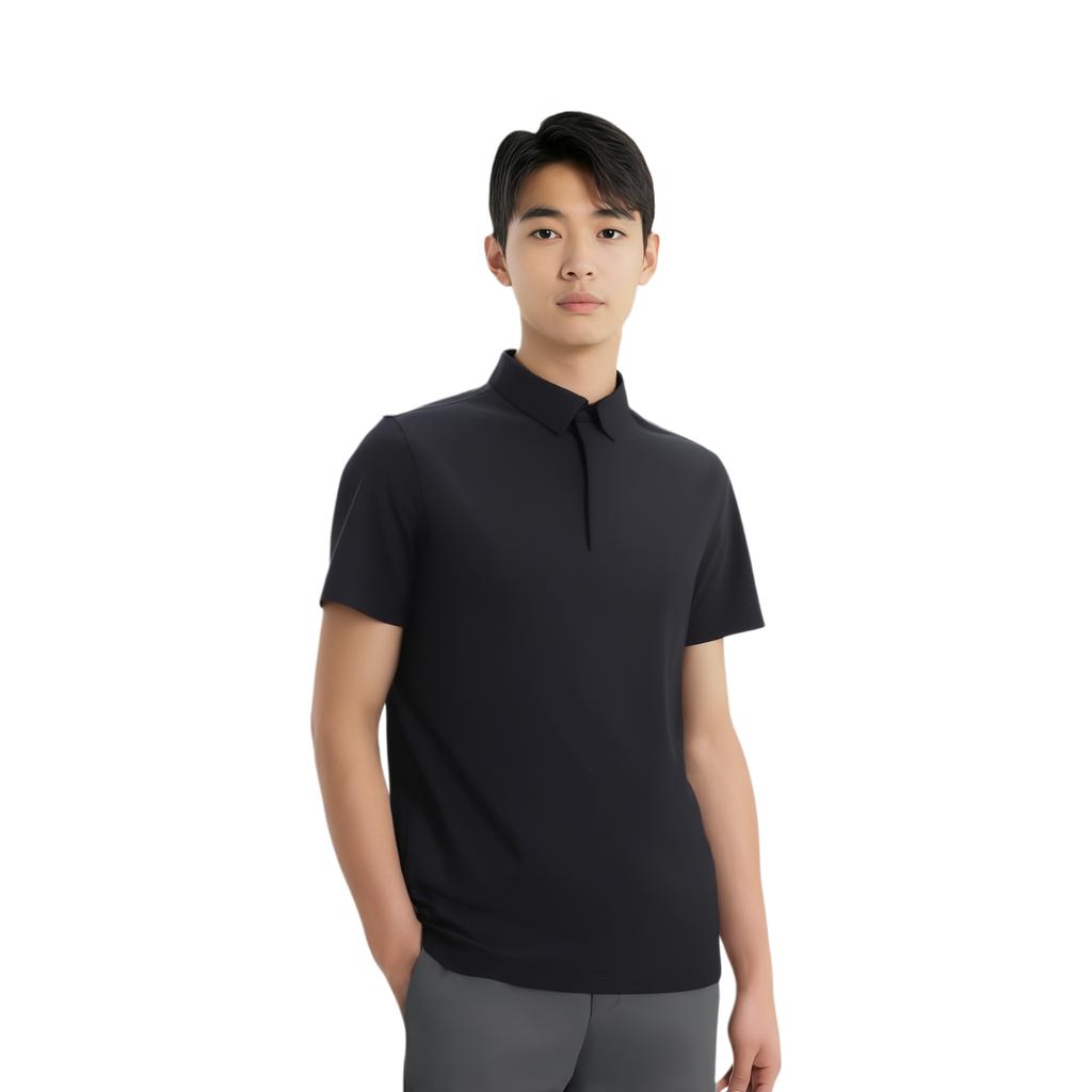 Anta Champion Series Simple Casual Commuting Everyday Versatile Short Sleeve Polo Shirt Men Tops 152620159-3