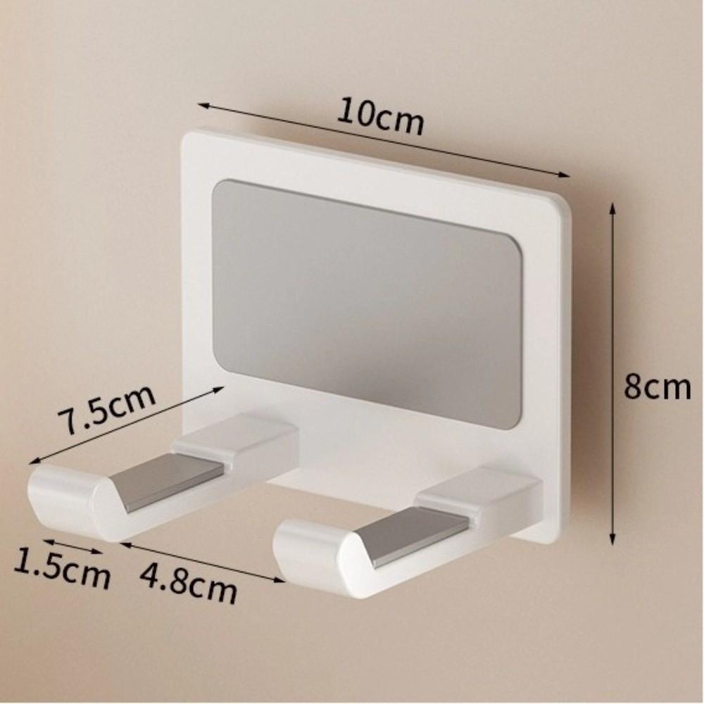 Wall Mounted Hair Dryer Holder with Non-Slip Pad air Dryer Storage Rack Dryer Hair Stand  Bathroom