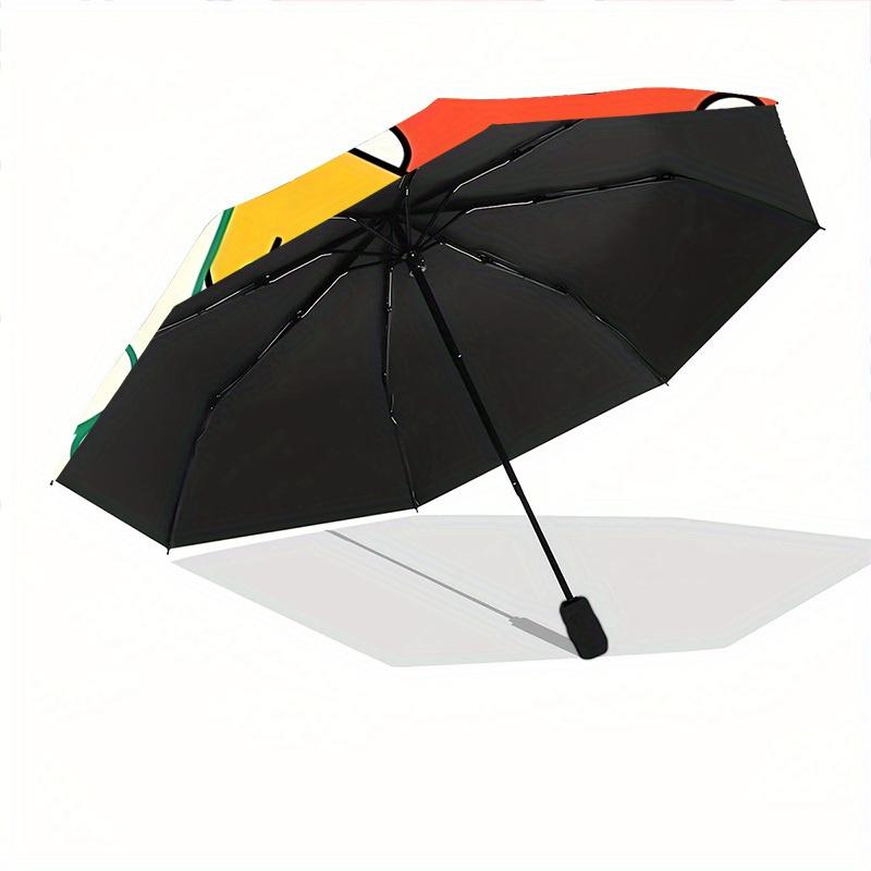 1pc Mushroom Hat Automatic Open/close Folding Umbrella, Compact Portable Travel Umbrella, Perfect Birthday/Christmas, Cute Umbrella, Durable