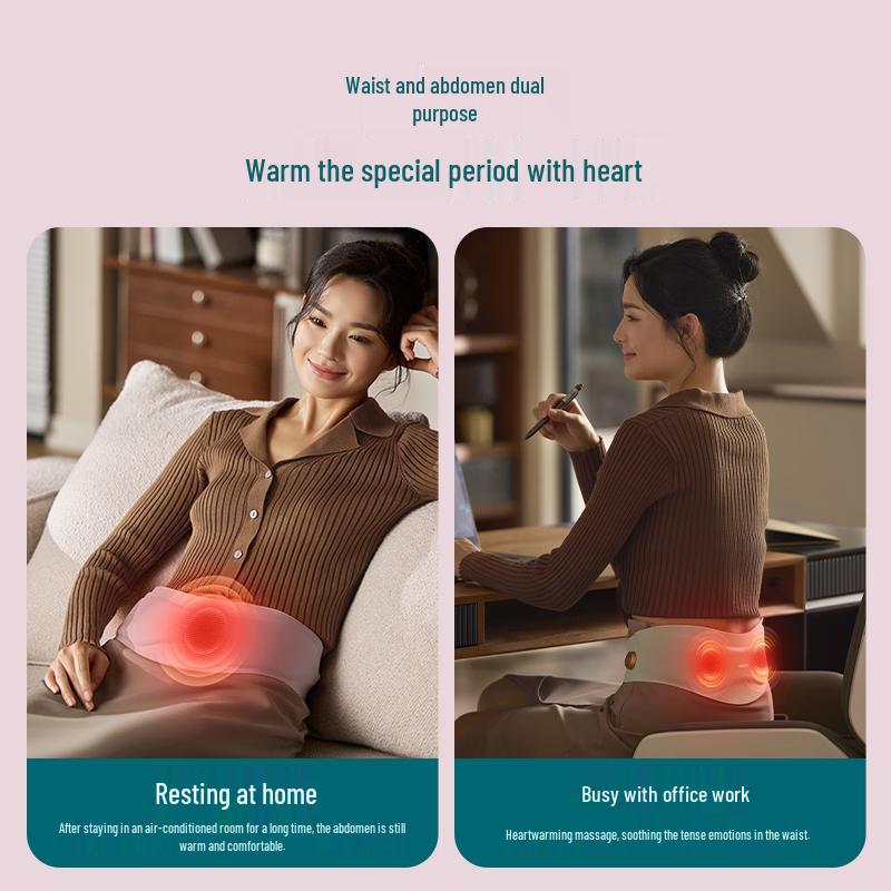 Philips PPM3213B Wireless Waist & Abdominal Massager with Heat Therapy CN plug (adapter included)