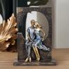 Love Couple Sitting Statue Showpiece for Valentine Day,Birthday,Living Room Decoration and Gifting Purpose