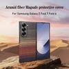High Quality Matte Carbon Fiber Invisible Magnetic Cases For Samsung Galaxy Z Fold 7 6 Anti-Drop Aramid Fiber Slim Protect Cover