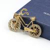 Personality Bicycle Shape Brooch  Leisure Cycling Sports Jewelry