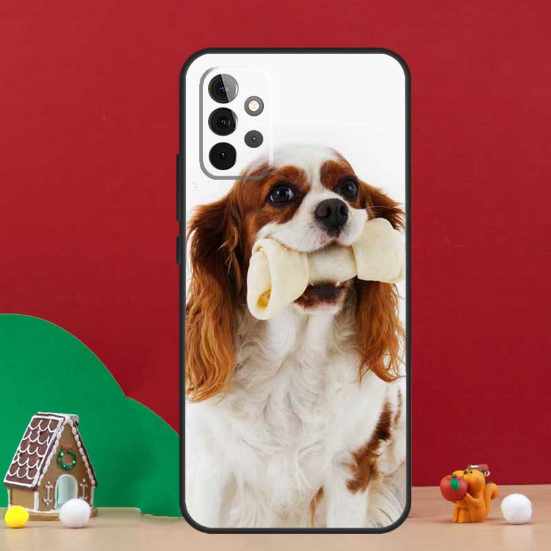 Cavalier King Charles Spaniel Dog Case For Samsung Galaxy A17 A06 A16 A56 A36 A54 A34 A14 A52 A32 A13 A23 A33 A53 A15 A35 A55