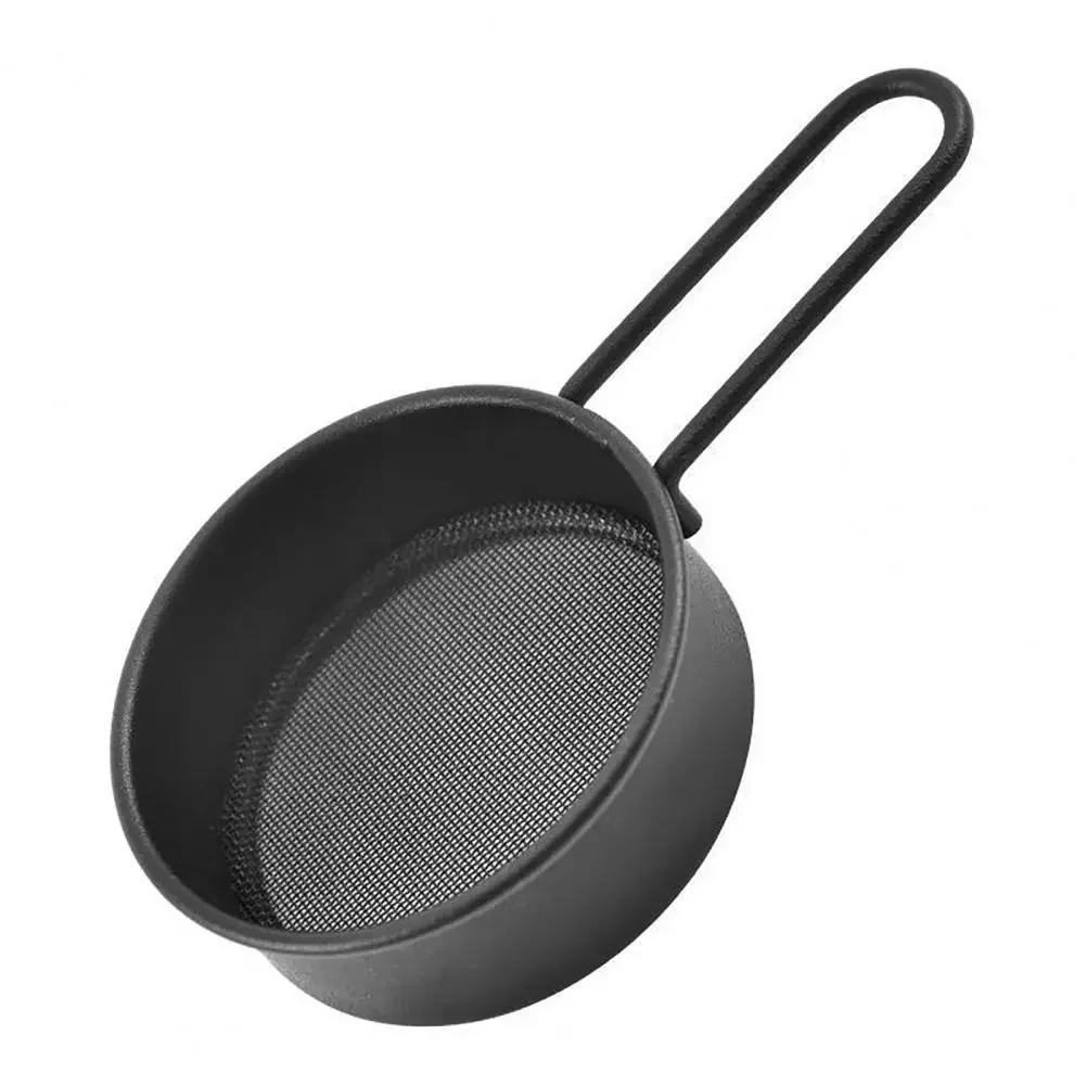 

Сито для муки с мелкой сеткой и ручкой, усиленная рама, круглое сито для выпечки, нержавеющая сталь, сушилка для муки, кухонный инструмент