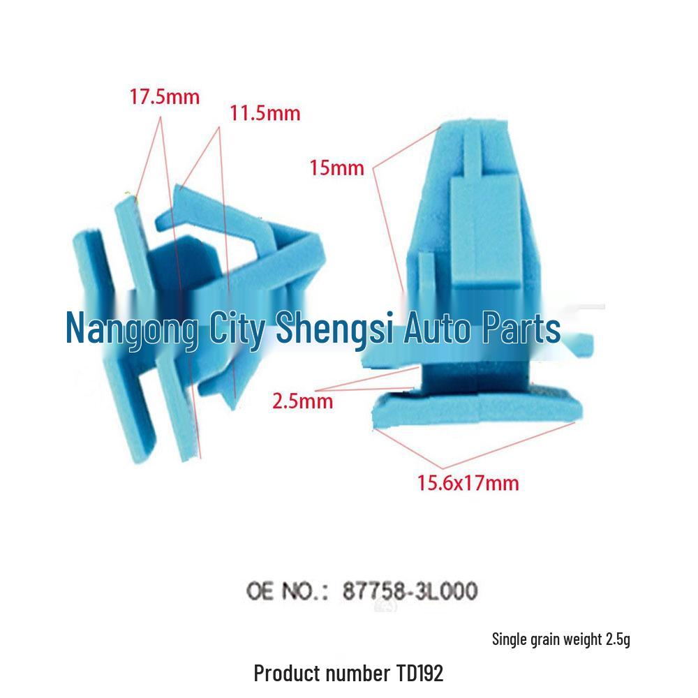 

Hyundai Santa Fe Sorento Sonata 8th Gen Interior Panel Skirt Installation Buckle - Car Accessory 10000 units