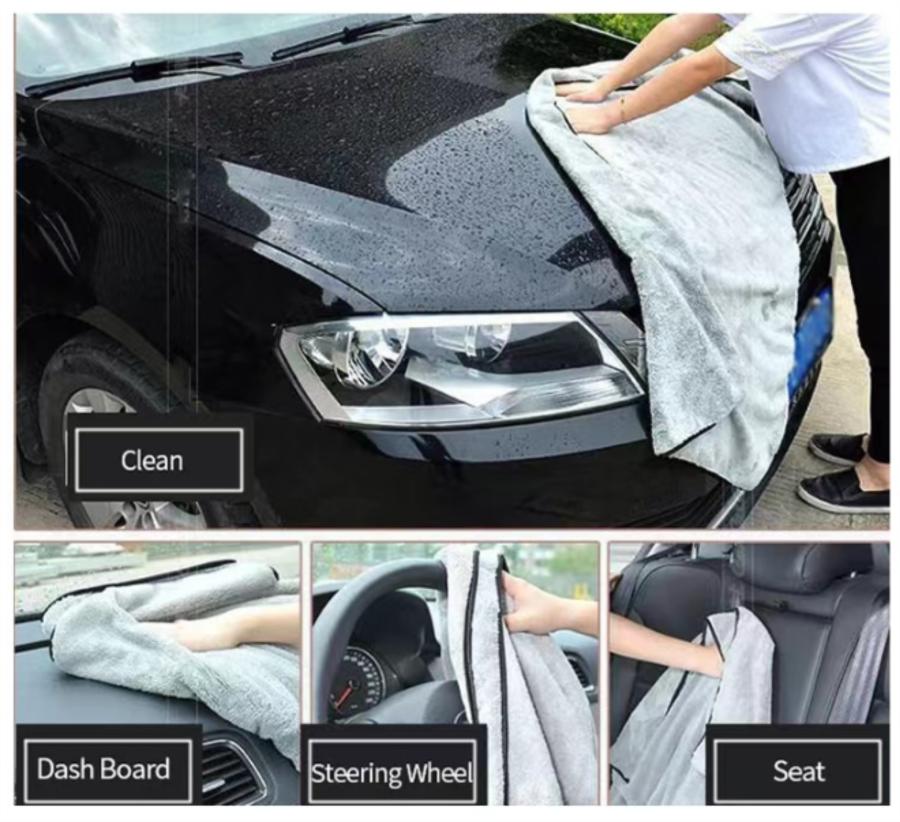 100x40cm Mikrofaserhandtuch Autowaschzubehör Super Saugfähigkeit Auto Reinigungs Tuch Multifunktional Haushalts Küchen Reinigungs Werkzeuge