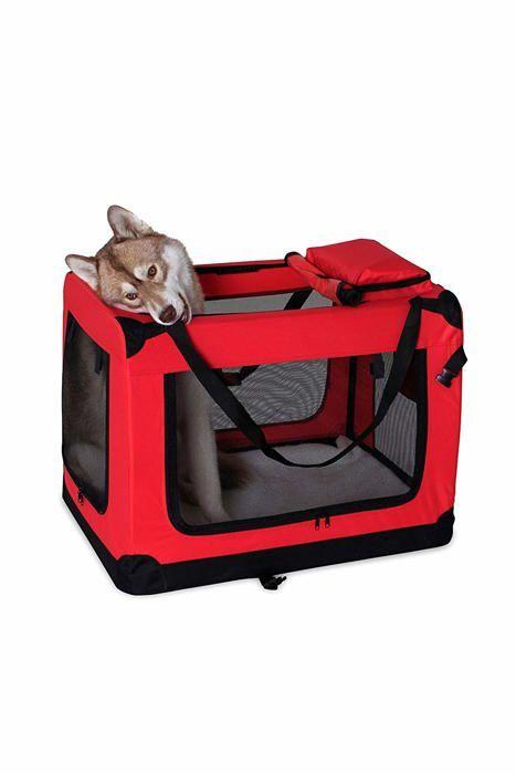 Transport Crate - Dibea - Tb10053 - Foldable - Dark Red - XL 82x58x58 Cm