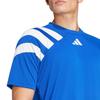 Adidas Fortore23 Jsy Fashion Breathable Logo Casual Short Sleeve T-Shirt Men Tops Blue IT5656