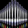 120Pcs Flashing Sticks White 3 Light Modes Radiationless Battery Powered LED Fiber Optic Wands for