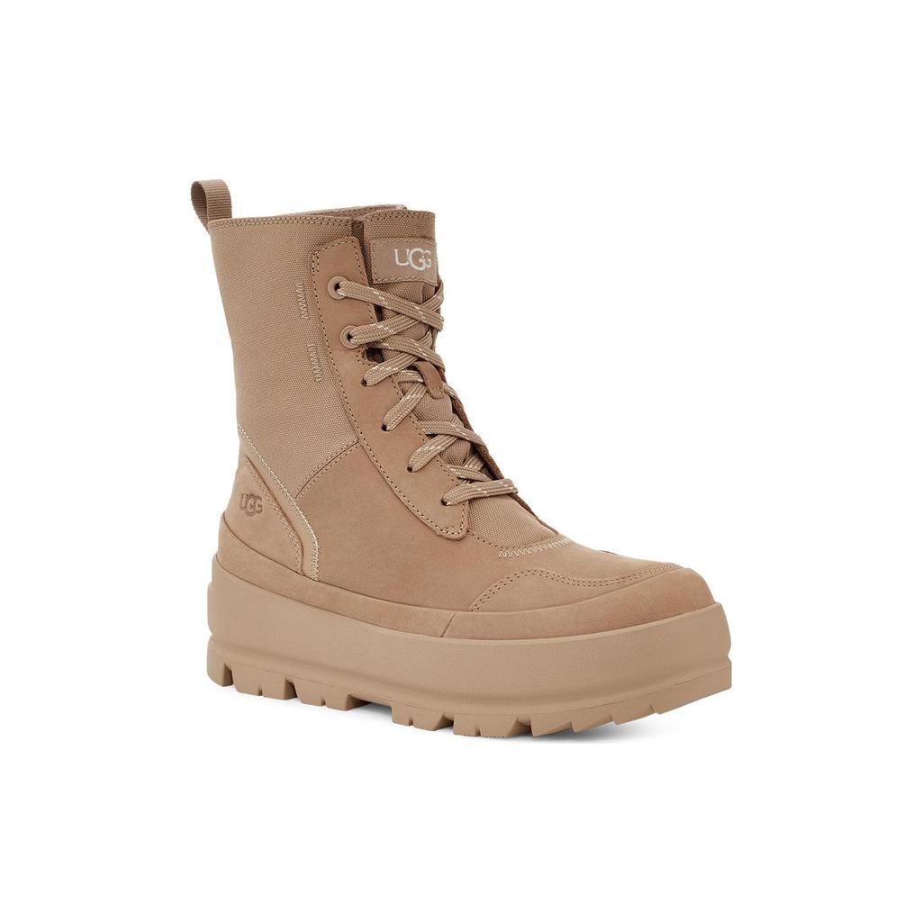 UGG Leather Minimalist Casual Mid-Calf Boots Women Boots Sand 1143833-SAN