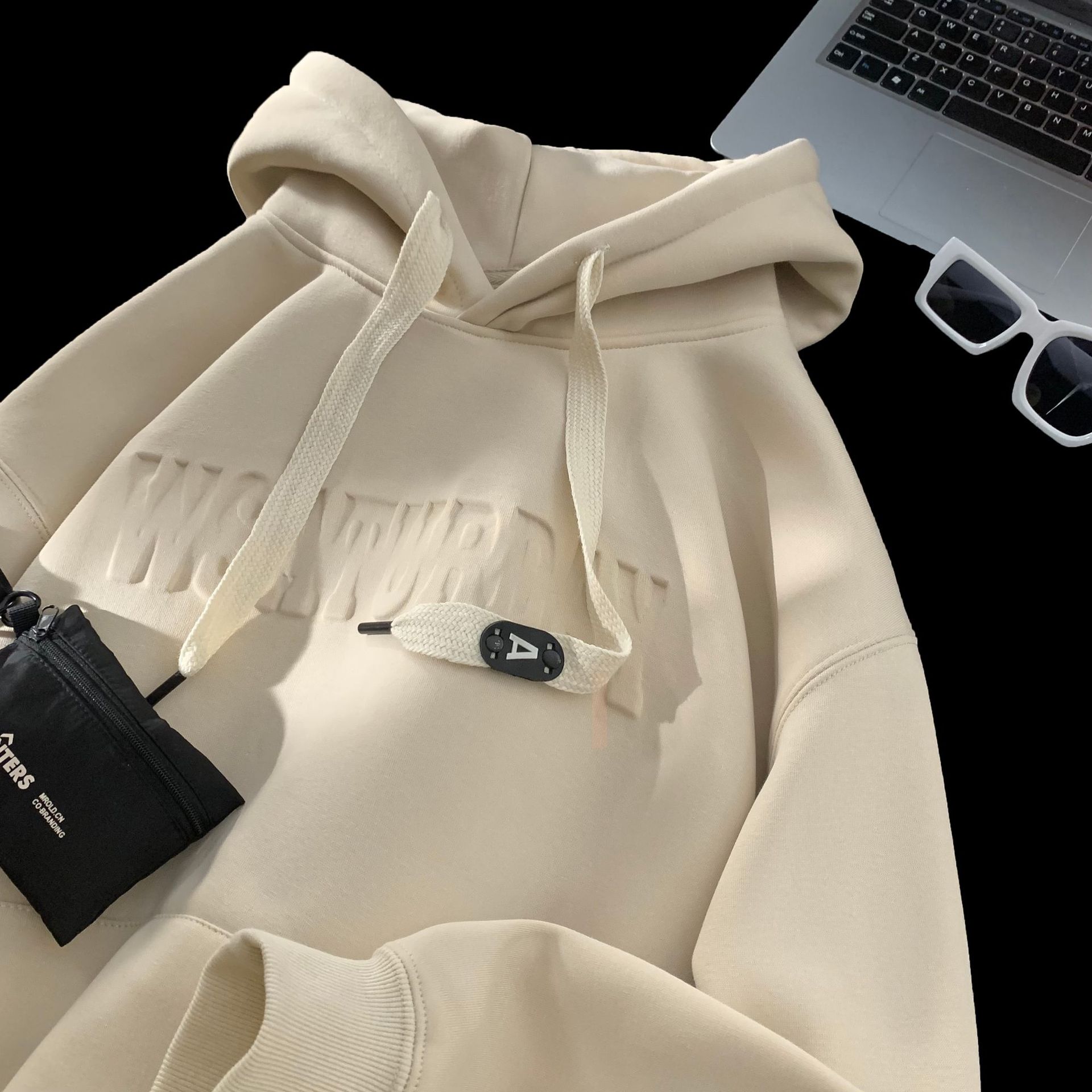 Свитер с капюшоном мужской весенний свободный повседневный спортивный свитер для пары — фото 5