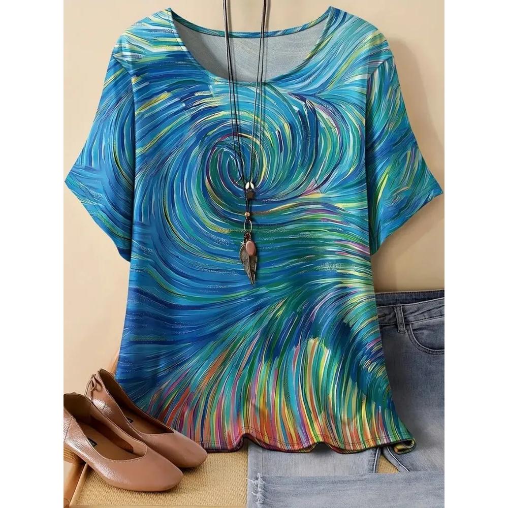 Daily Simple Women's Top Fashion Versatile Short Sleeve Casual Loose T-Shirts Women’s