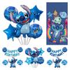 Novo Conjunto de Balões de Folha de Alumínio Lilo e Stitch Para Decoração de Festa de Aniversário e Brinquedos Infantis