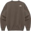 The North Face Solid Logo Loose Long Sleeve Sweatshirt Unisex Sweatshirt Brown NM5MR01L