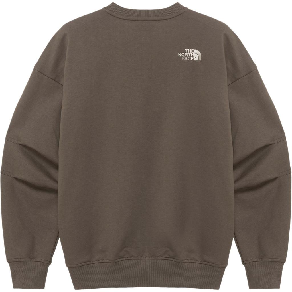 The North Face Solid Logo Loose Long Sleeve Sweatshirt Unisex Sweatshirt Brown NM5MR01L
