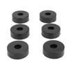 24PCS Speaker Isolation Feets Rubber Shock Proof Speaker Floor Protector Mat with Screws for Turntables Amplifiers