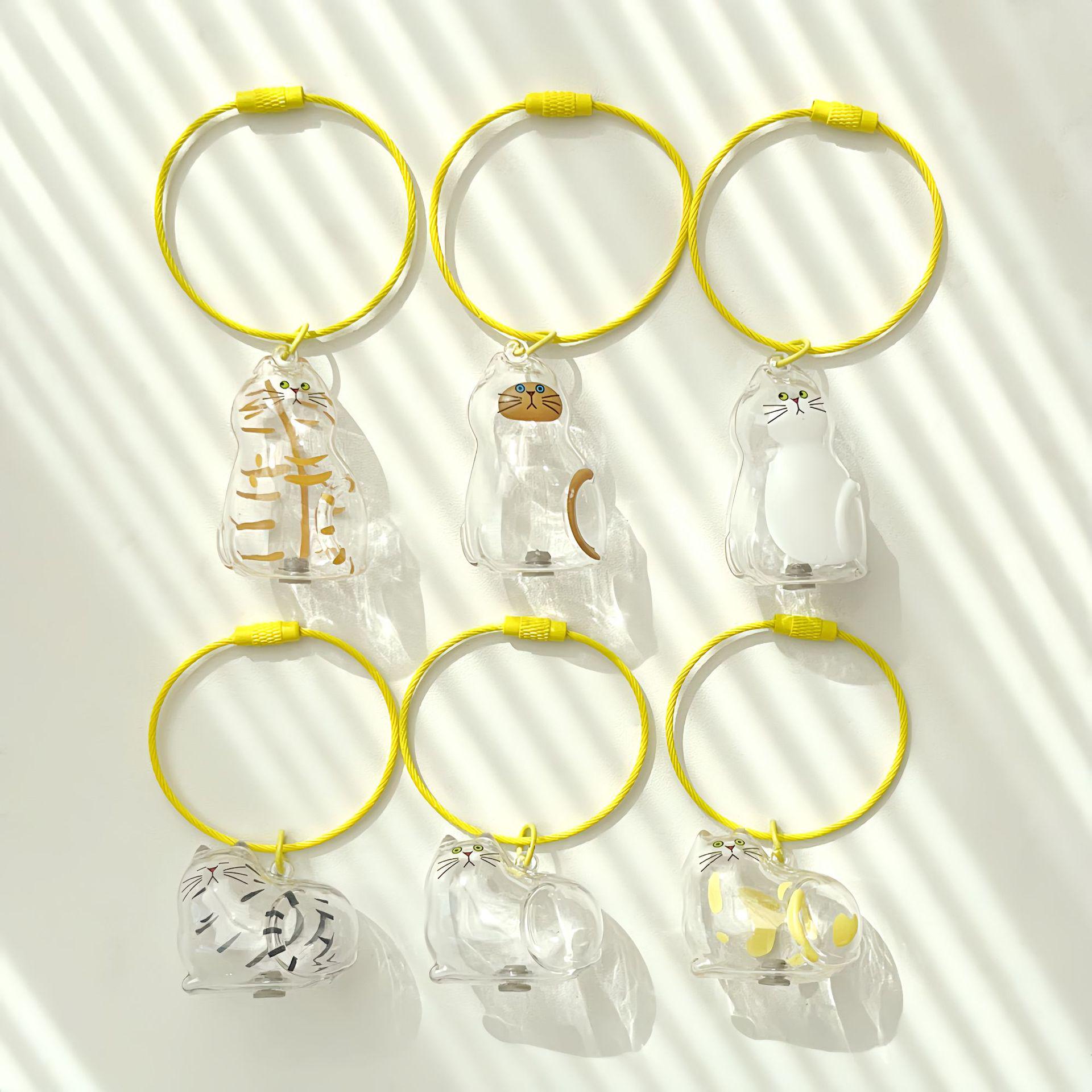 

Прозрачный акриловый брелок-подвеска в виде капсулы для хранения кошачьей шерсти