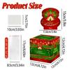 Christmas Bell Themed Pattern Paper Surprise Box Holiday Decoration Props