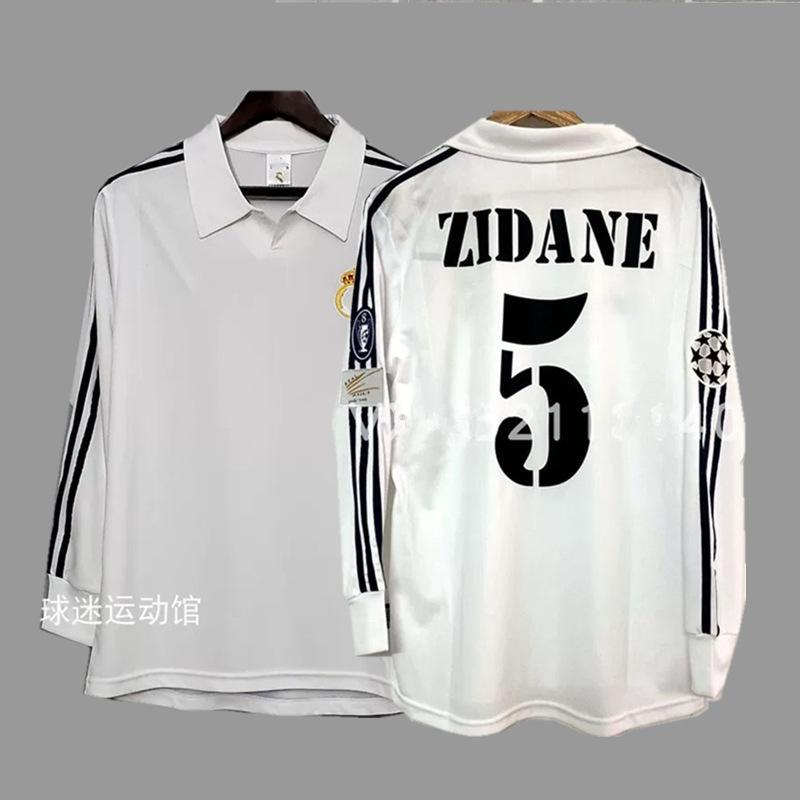 Vintage jerseys, football jerseys, classic nostalgic replica Thai jerseys, game long-sleeved sportswear S