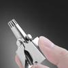 Stainless Steel Manual Nose Hair Trimmer Scissors Professional Nose Hair Clipper