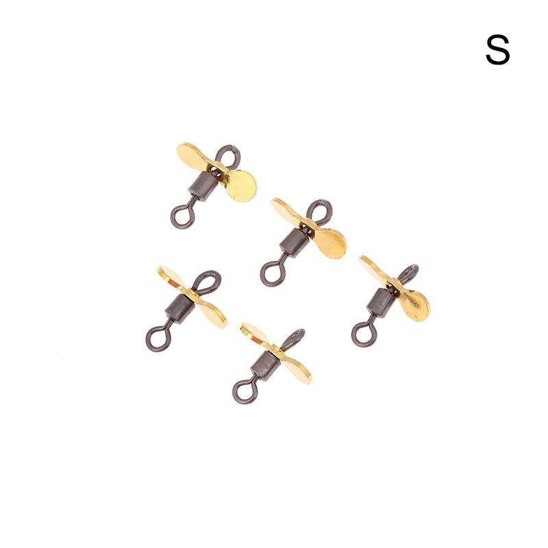 

5 шт. лопасти рыболовного винта для литья под давлением, турбовинтовые лопасти, вращающиеся лопасти, рыболовные приманки, крючок, наживка, рыболовные аксессуары 1 золотой