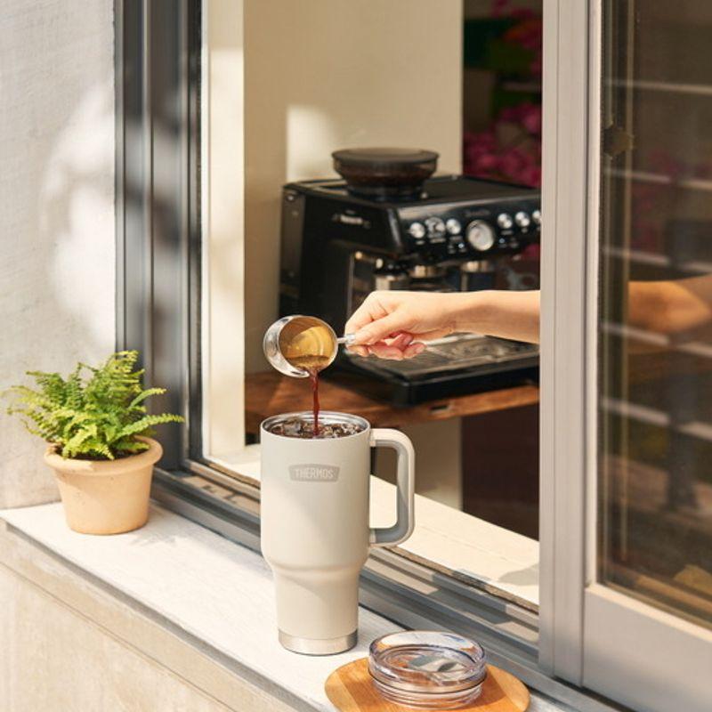 THERMOS Thermos Insulated Stainless Steel Large Capacity Max Portable Cup & Tumbler TS-180K (1.2L)