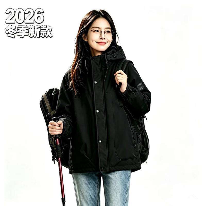 Winter graphene cotton clothes men's and women's cotton-padded clothes outdoor waterproof, cold-proof, warm and wear-resistant jacket
