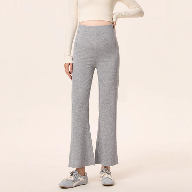 Umstandshose neue schwangere Mutter klein ohne Unterstützung Schlaghose neun Punkte Mikro-Zug Hose während der Schwangerschaft Frühling und Herbst Kleidung