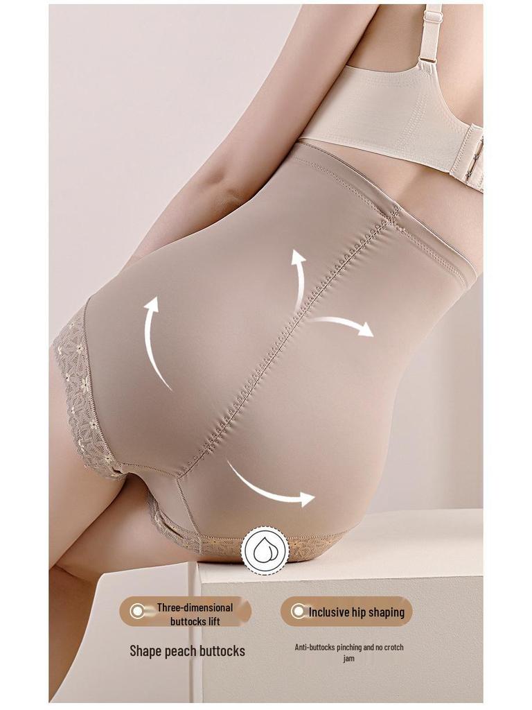 High Waist Tummy Control Spitzen-Shaping-Slips für postpartalen Bauch- und Hüft-Support