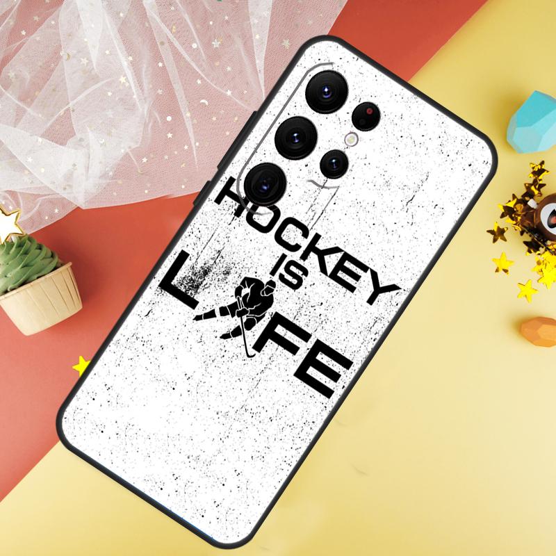 Ice Hockey Player Funda For Samsung Galaxy S24 Ultra S23 S22 Plus S21 S20 FE S8 S9 S10 Note 10 20 Ultra Case