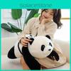 Giant Cute Panda Plush Toy Carry A Bag Adorable Zoo Souvenir Children Gift Doll