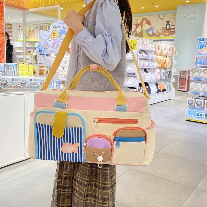 Handbag Trendy Luggage Storage Large Capacity Commuter Bag Handbag Travel Bag
