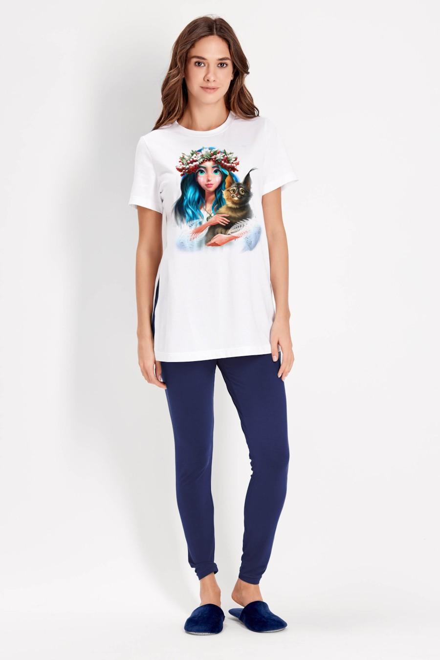 

Set: jumper and leggings Anabel Arto (82367) 48(XL) різнокольорові кольору