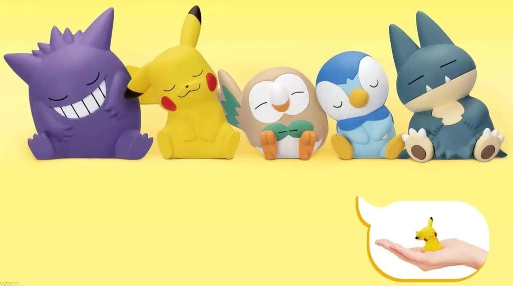Rameno Zun Pokémon Kapesní příšery 5 typů sada Gacha Kapslová hračka Fig. [Vše (plný set)]