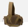 Fanny Pack for Men Fishing Tackle Backpack Shoulder Pack with Rod Holder Splashproof Storage Bag Fly Fishing Backpack