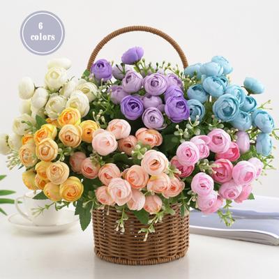 Attractive Artificial Peony No Watering Tea Rose Flower