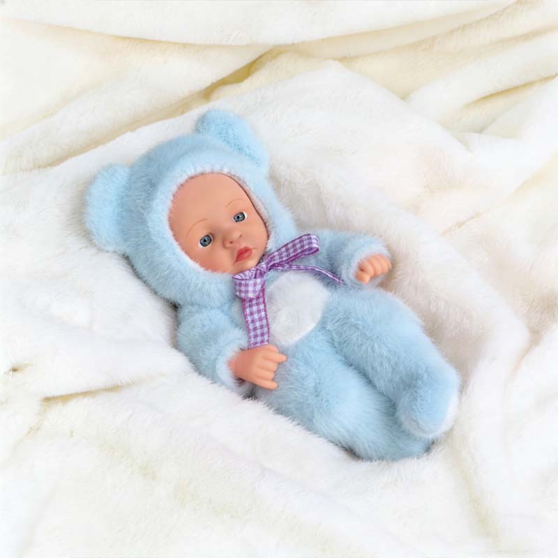 7.8 Inch Reborn Dolls Mini Soft and Full Body Vinyl Doll 20cm Toys Cute Mini Reborn Handmade  Doll For Birthday Gifts Toys