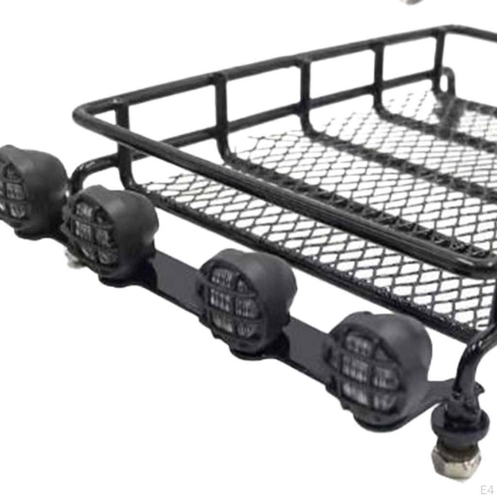 1/10 RC Roof Rack Luggage Carrier, Car Accessory for SCX10 AX90018 Accessories Part