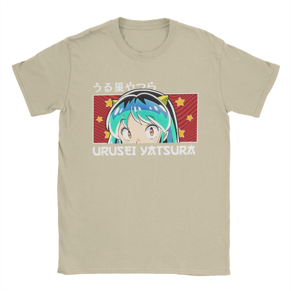 

Awesome Lum Urusei Yatsura T-Shirts Men Crewneck 100% Cotton T Shirt Anime Short Sleeve Tee Shirt Gift Idea Clothing L хакі