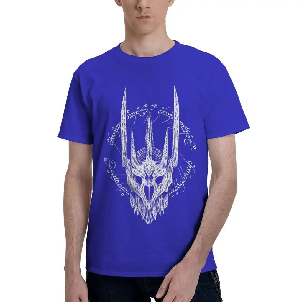 LOTR Print, Sauron 100% Cotton Casual Breathable Confortable Tshirt Short Sleeve T-Shirt T Shirt Men