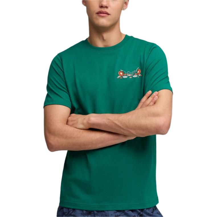 Puma X Squid Game Collaboration Ss25 Round Neck Versatile Fashion Short Sleeve T-Shirt Men T-Shirts 630706-74