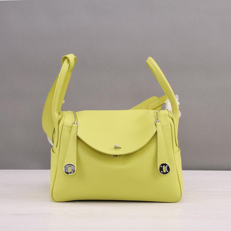 Módní taška Nová taška na léky Taška Lindi Vysoce kvalitní Vrchní vrstva Hovězí kůže Kabelka přes rameno Pravá kůže Dámská taška Explozivní