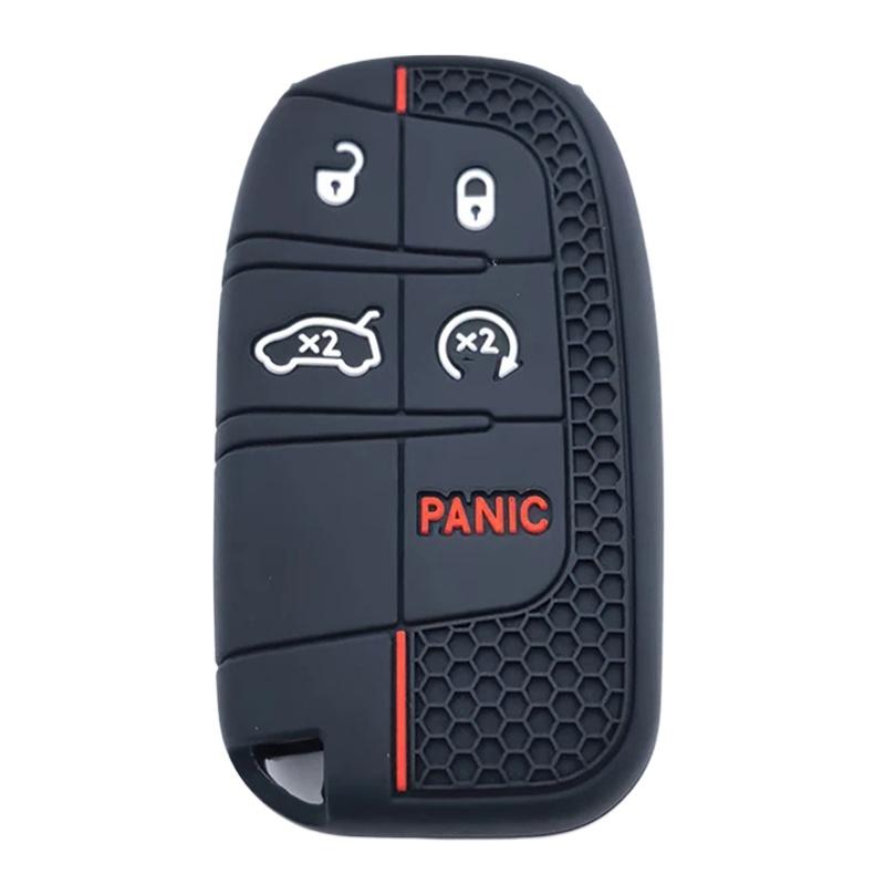 

Silicone Car Remote Key Cover Case For Dodge Ram Charger Journey Durango For Jeep Grand Cherokee Chrysler Keyless Fob Shell