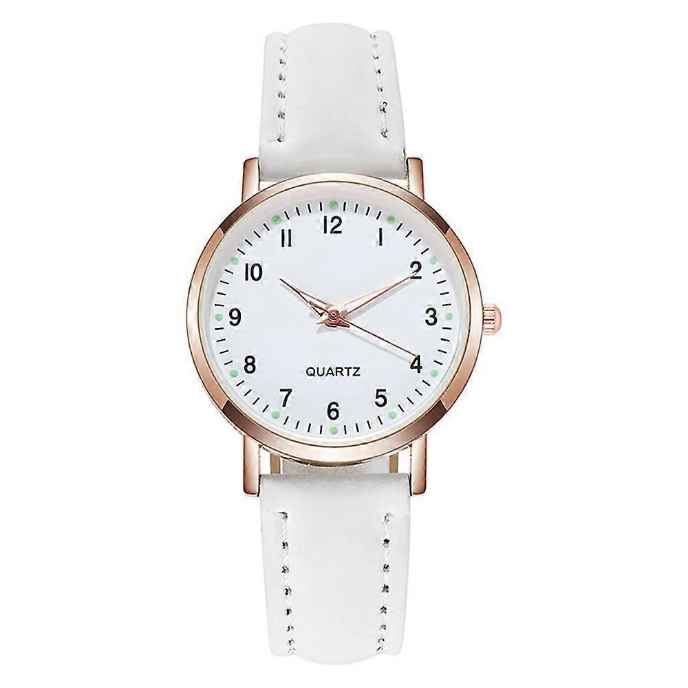 Relojes de Mujer para Mujer Pequeño de Cuarzo Analógico de Pulsera Casual de Cuero